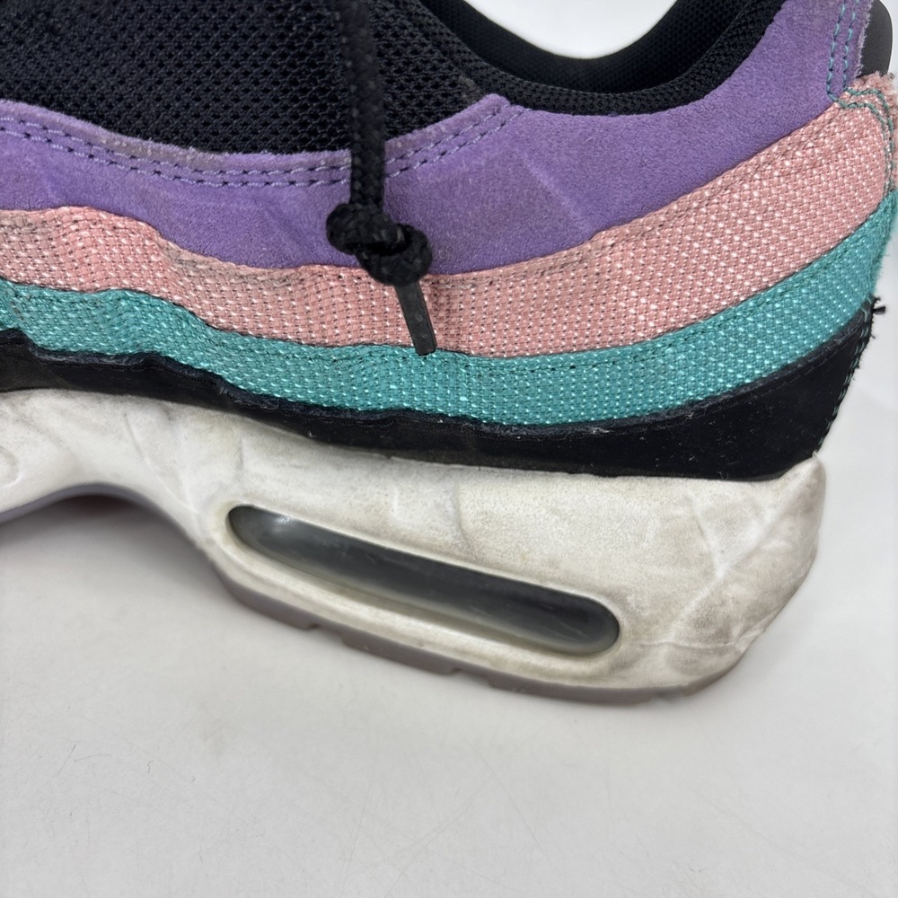 Nike Air Max 95 Have A Nike  Day Black Purple Pink Teal BQ9131-001 Men's Sz 10.5 - Picture 10 of 13